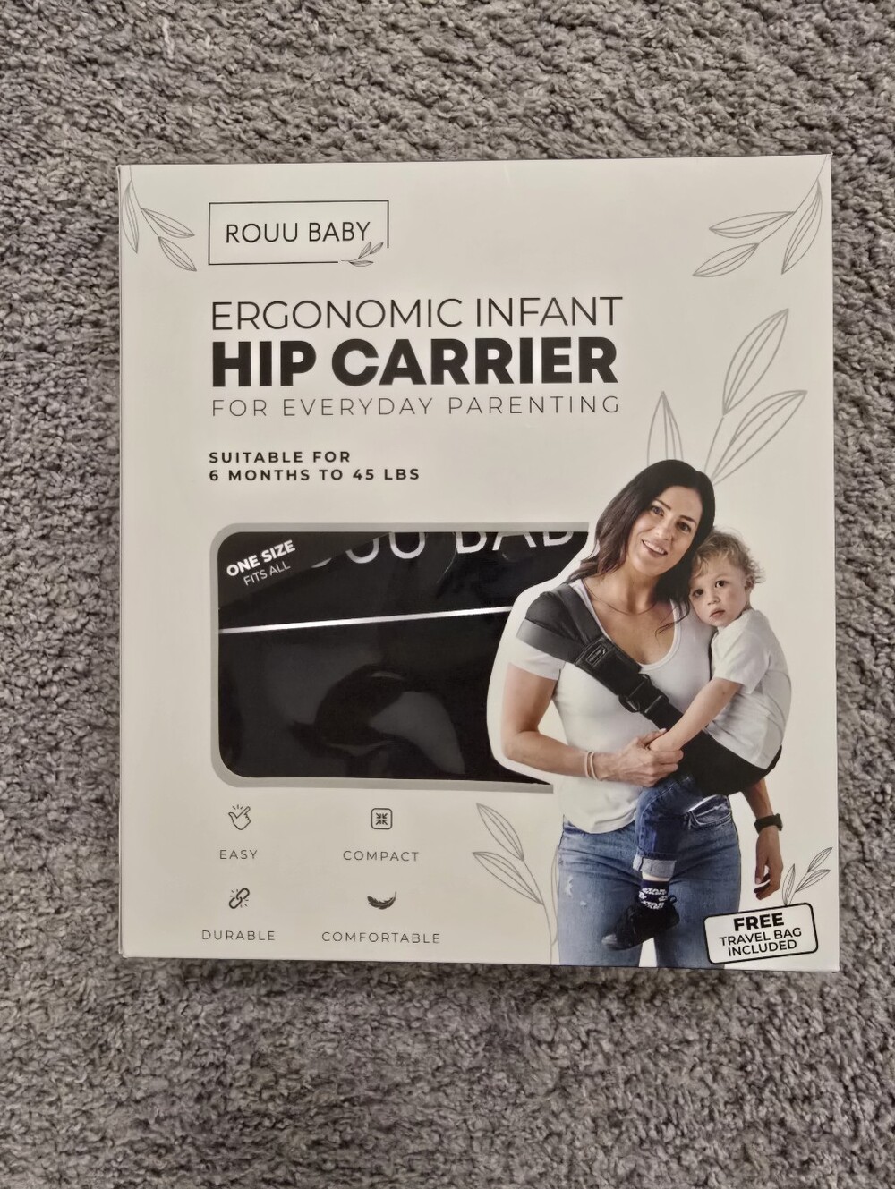 Rouu Baby II Carrier (Cotton) - BNIB